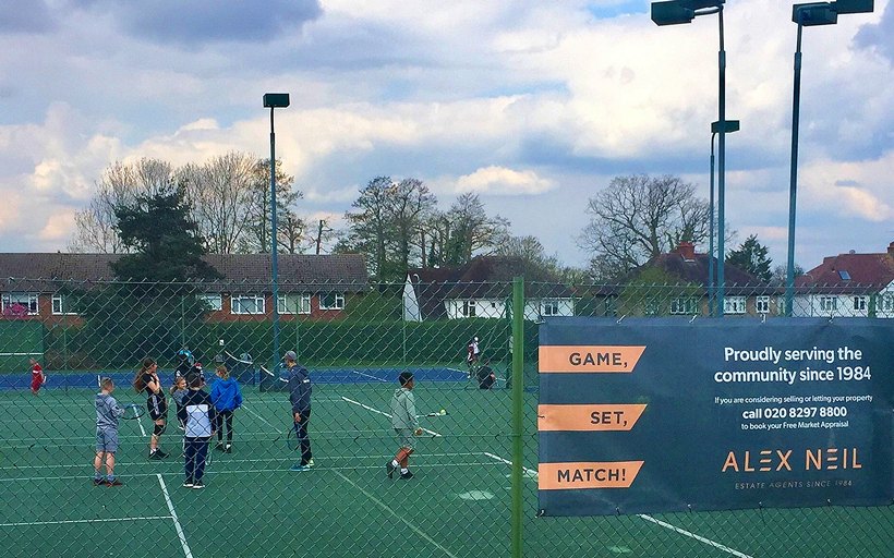 Players at Crescent Lawn Tennis Club Sidcup