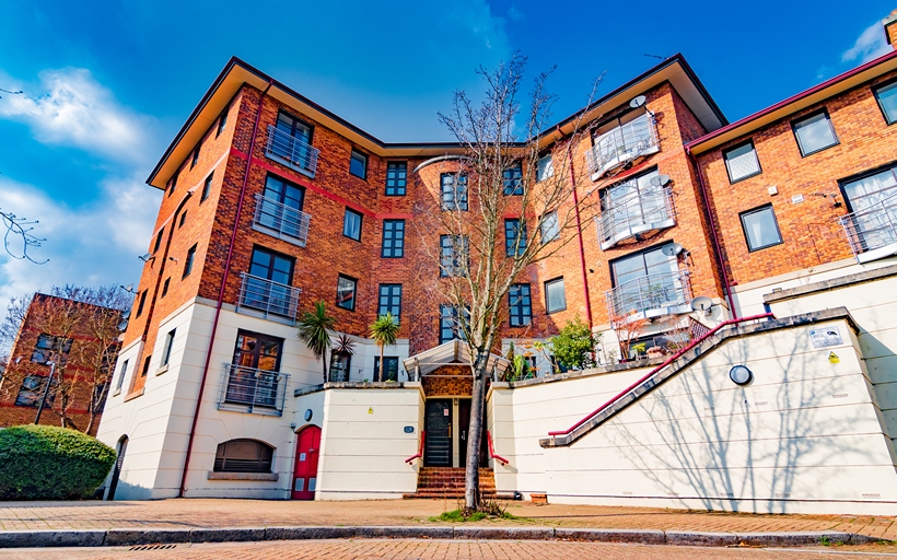 Apartment building in Finland Street, Surrey Quays SE16