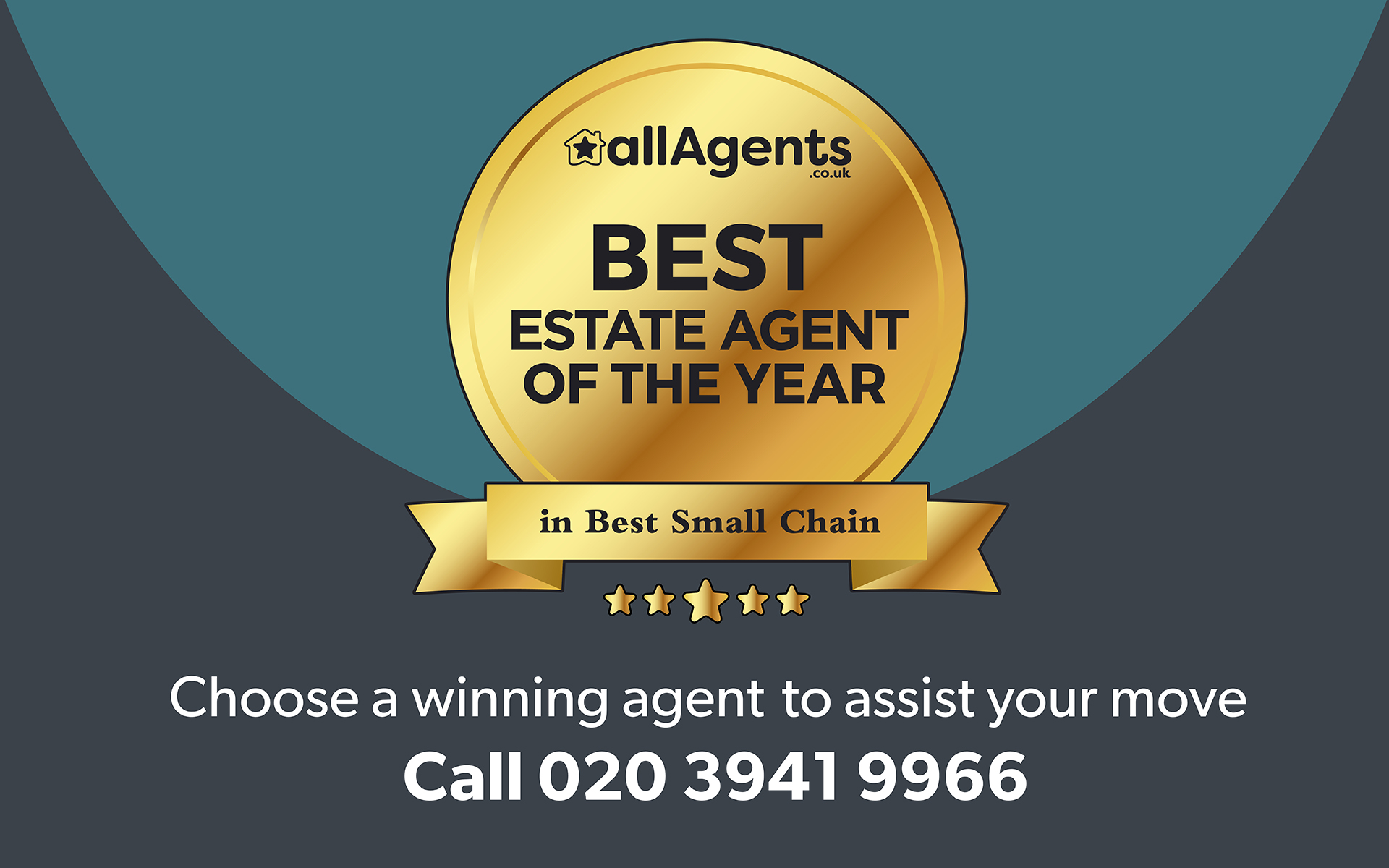allAgents Award to Alex Neil for Best Estate Agents of the year