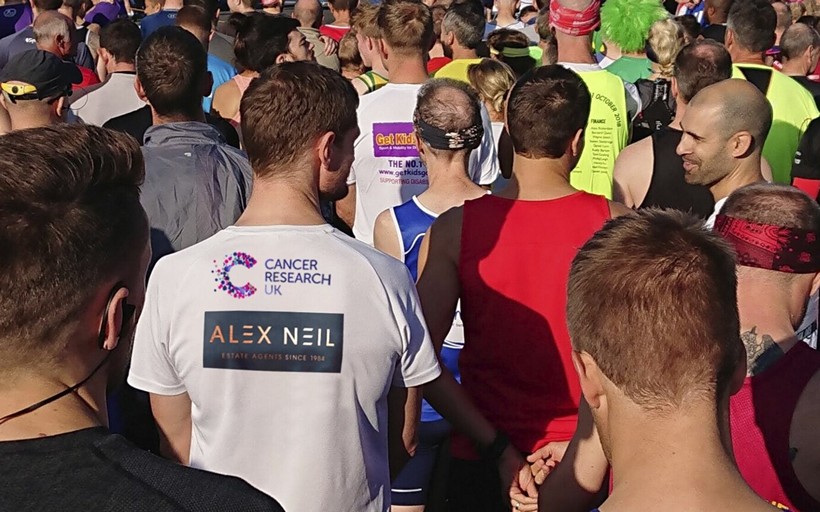 Alex Neil's Cancer Research Running Team