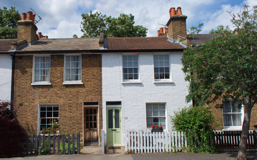 Terraced houses typical of Lee SE12