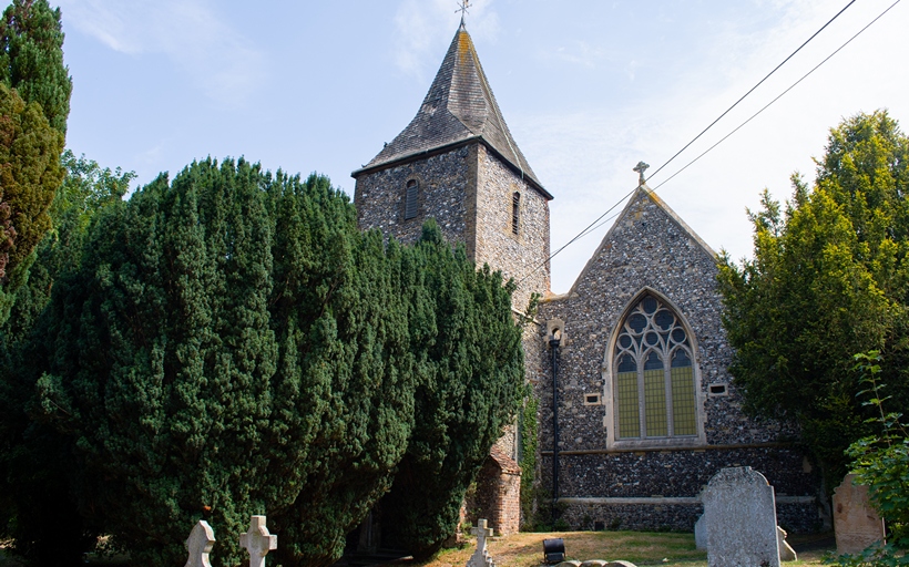 The former parish church of St Paulinus, St Pauls Cray BR5