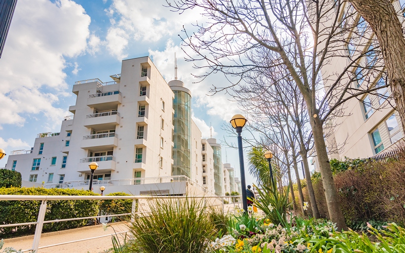 Barrier Point, a development of apartments in Royal Docks E16