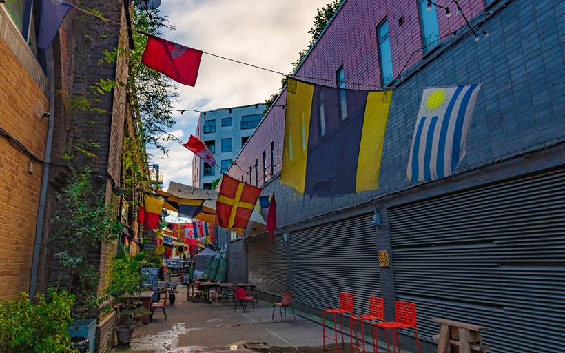 Bermondsey Central development adjacent to Maltby Street Market in Bermondsey