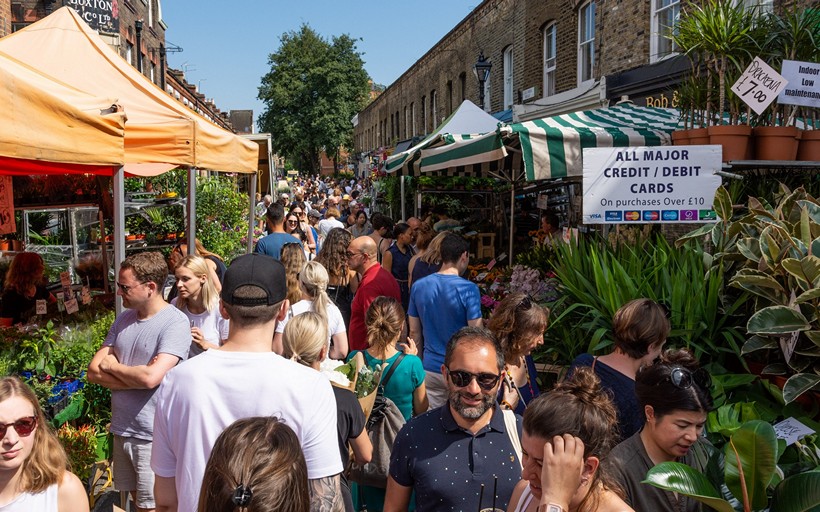 Columbia Road Flower Market, Bethnal Green E2