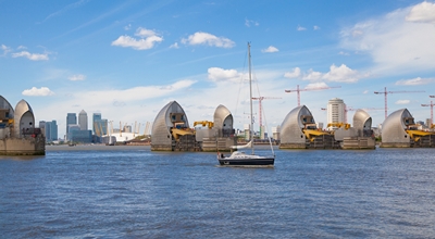 The Thames Barrier flood defence