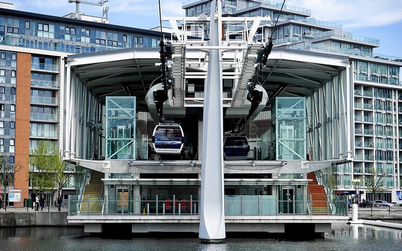 Emirates Air Line, Cable Car in Royal Docks, Docklands
