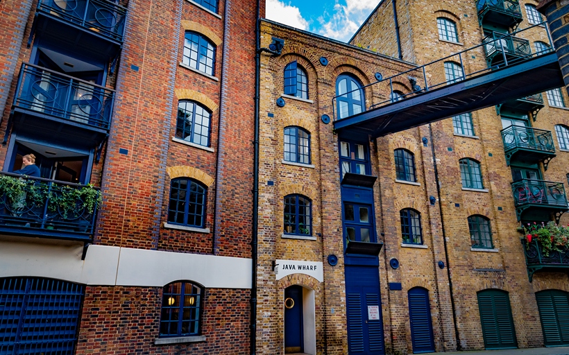 Java Wharf warehouse conversion in Shad Thames SE1