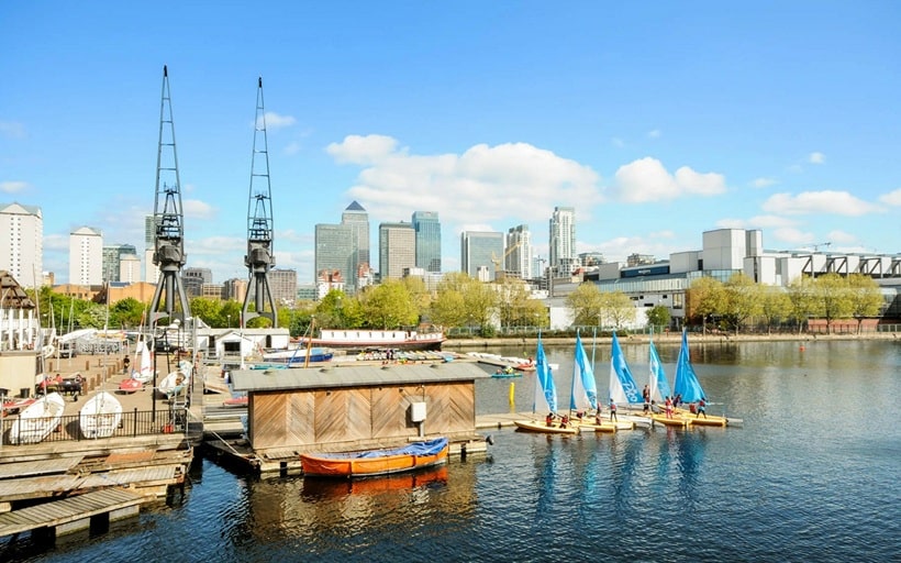 Kingsbridge Court apartments have wonderful dock views