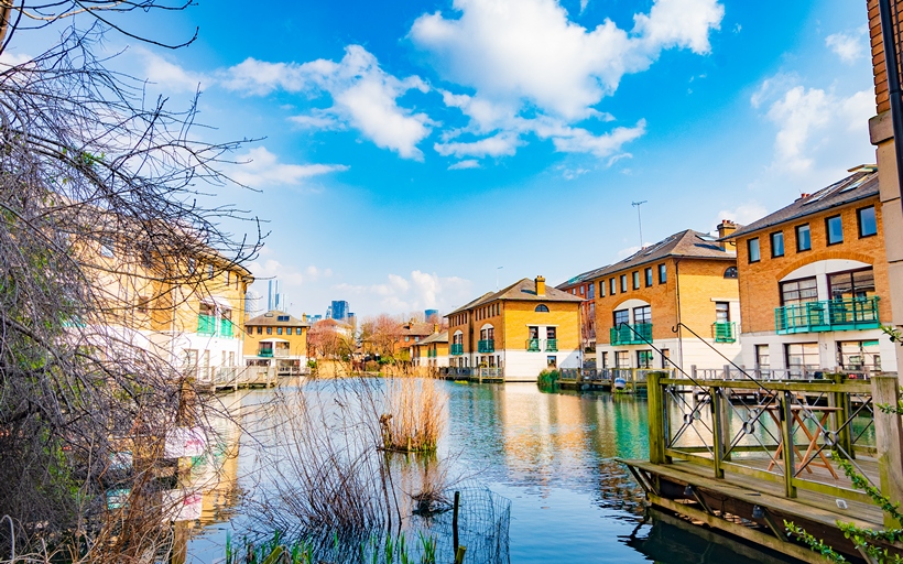 The Lakes development in Surrey Quays SE16