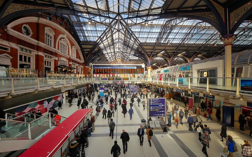 Liverpool Street Station on the Weaver Overground Line