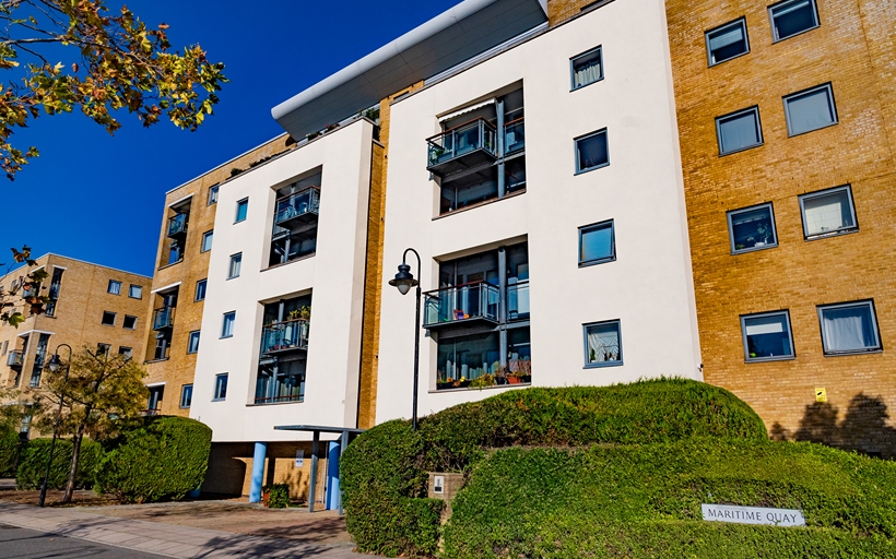 Maritime Quay, a modern development in the Isle of Dogs E14