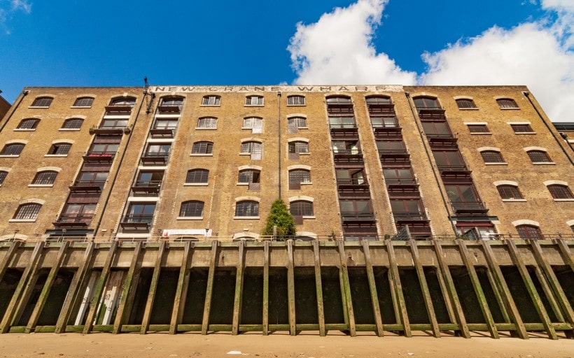 New Crane Wharf pictured from the riverside