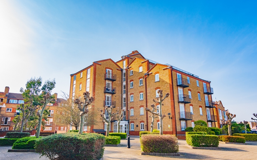 Calder Court apartments at Pageants Steps in SE16