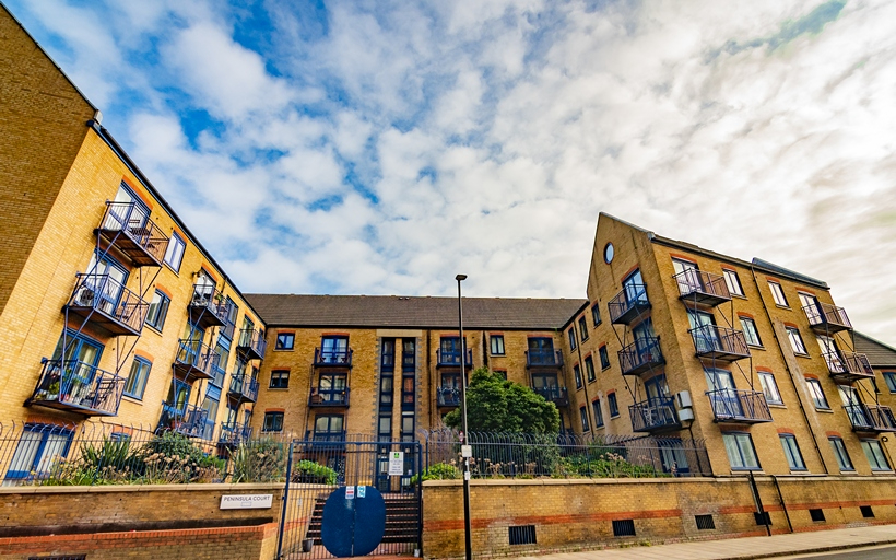 Peninsula Court development of apartments near Crossharbour DLR Station E14