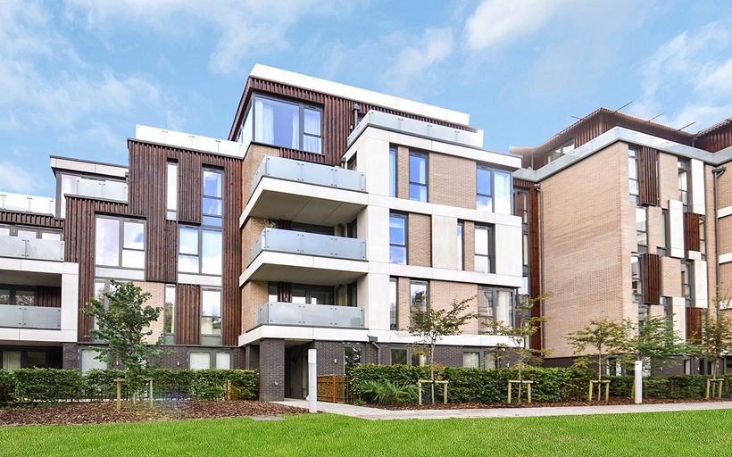 External view of the Quebec Quarter development in Canada Water SE16