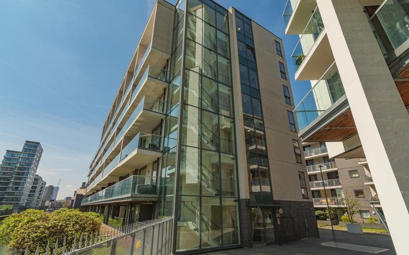 Hallmark Court, part of the Silver Wharf development in Poplar E14