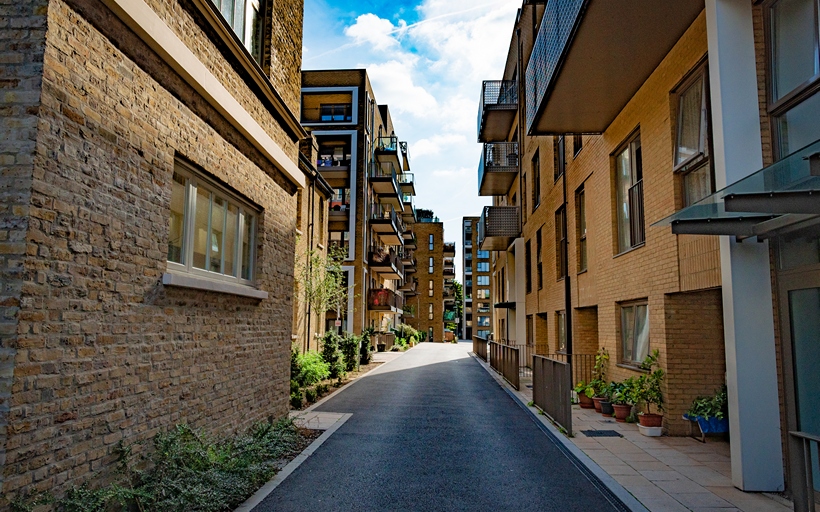 St Clements development of apartments in Bow E3