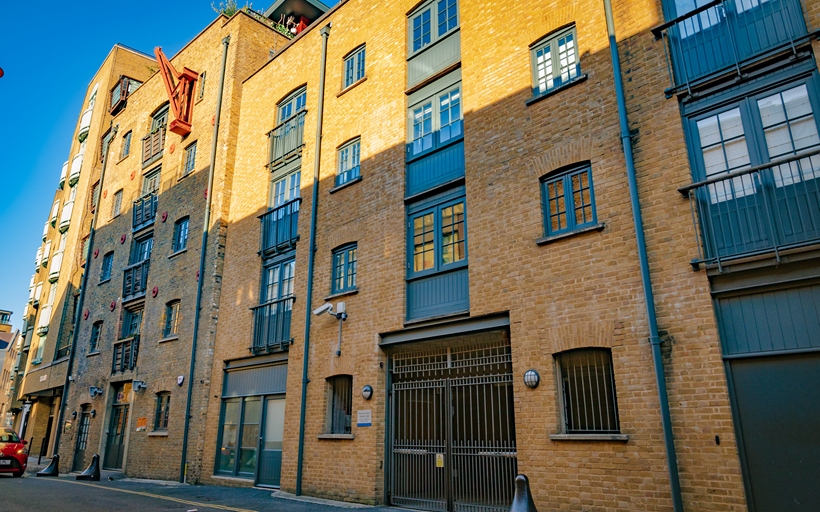 Tempus Wharf warehouse conversion on Bermondsey Wall West SE16