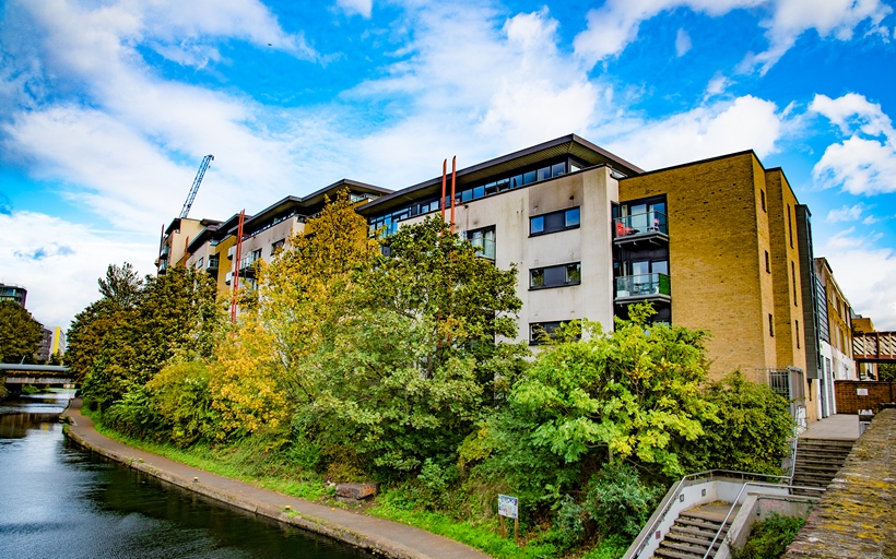 Tequila Wharf is adjacent to the Regents Canal in Limehouse E14