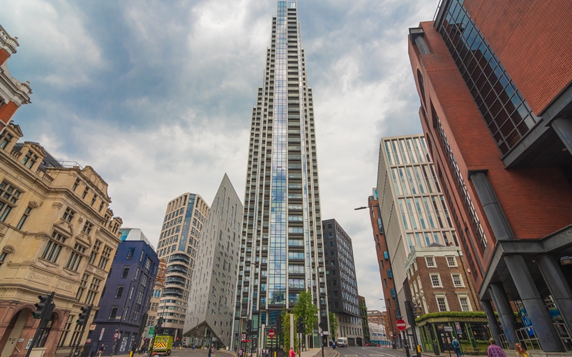 The imposing Atlas Building in EC1V