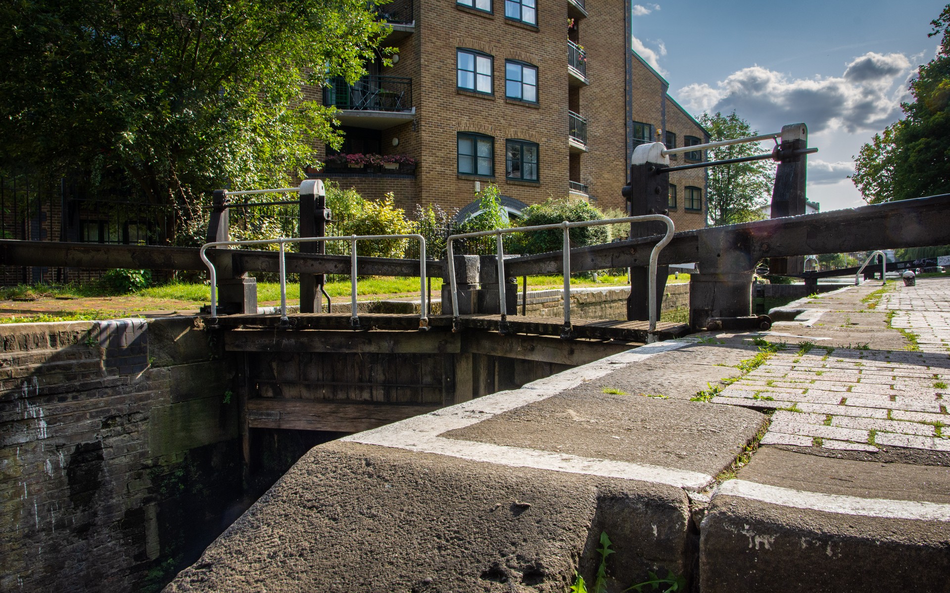An East End of London Canal Lock